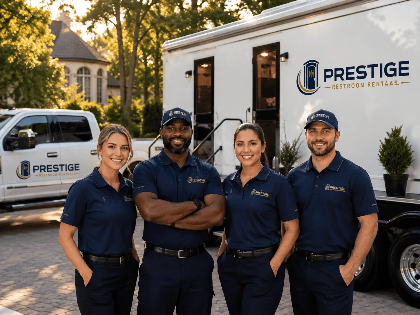 Trusted Luxury Portable Restrooms company in Roma, TX